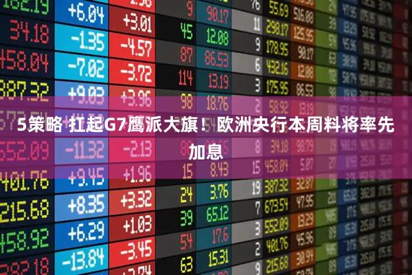 5策略 扛起G7鹰派大旗！欧洲央行本周料将率先加息